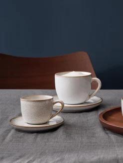 ASA Selection cappuccinotasse mit unterteller, sand