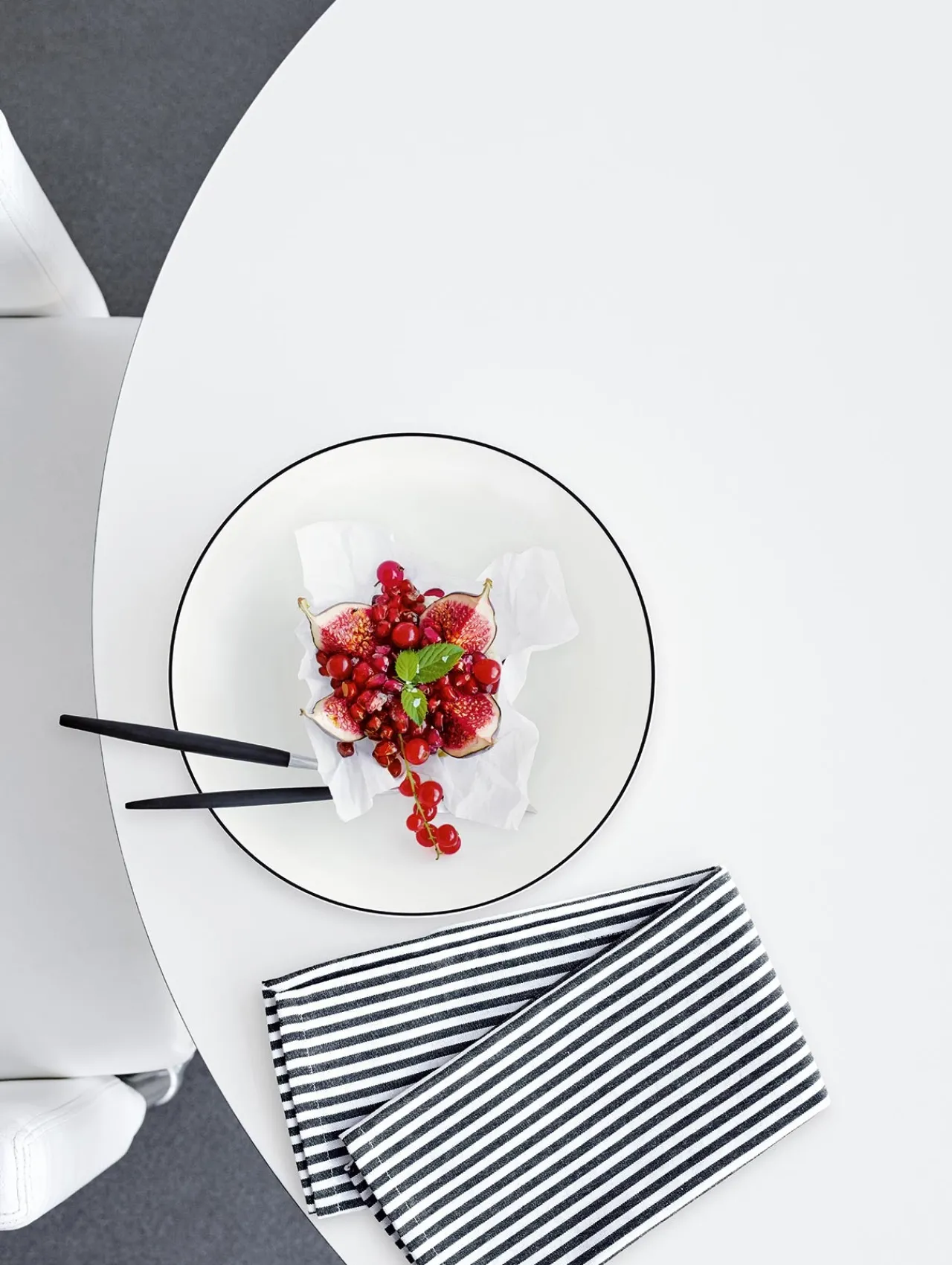 ASA Selection dessertteller, ligne noire