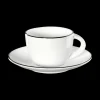 ASA Selection espressotasse mit unterteller, ligne noire