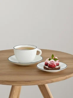 ASA Selection espressotasse mit unterteller, ligne noire