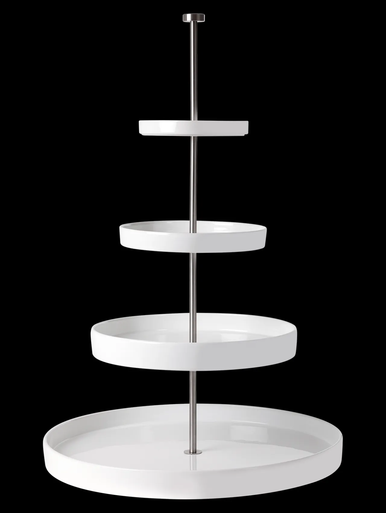ASA Selection etagere, 4 stufig, weiß