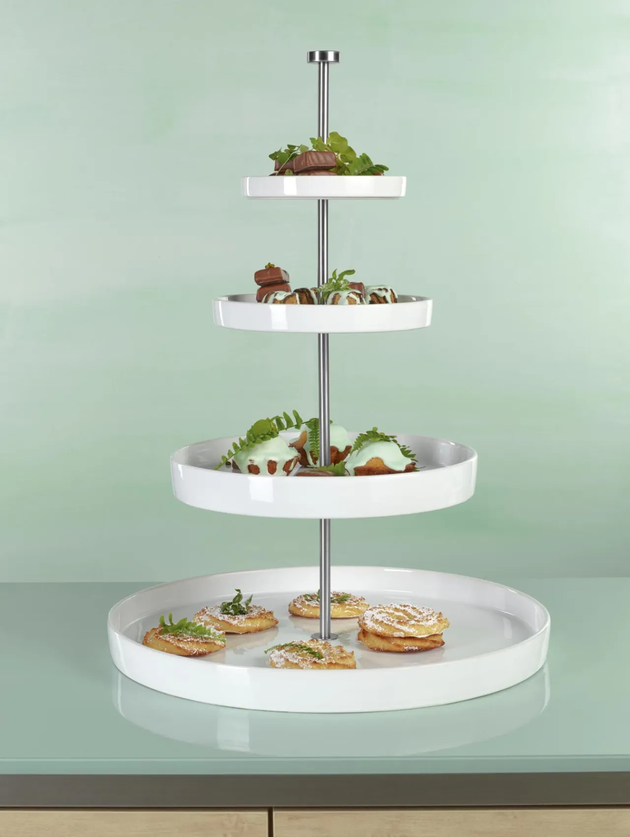 ASA Selection etagere, 4 stufig, weiß