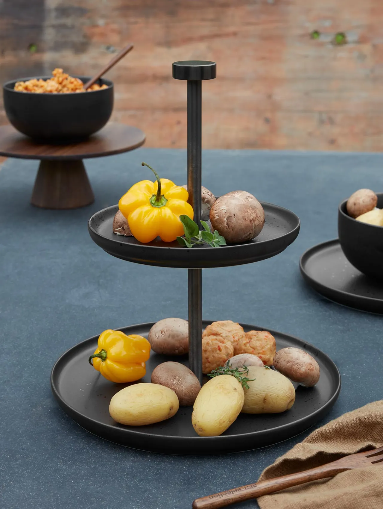 ASA Selection etagere 2-stufig, kuro