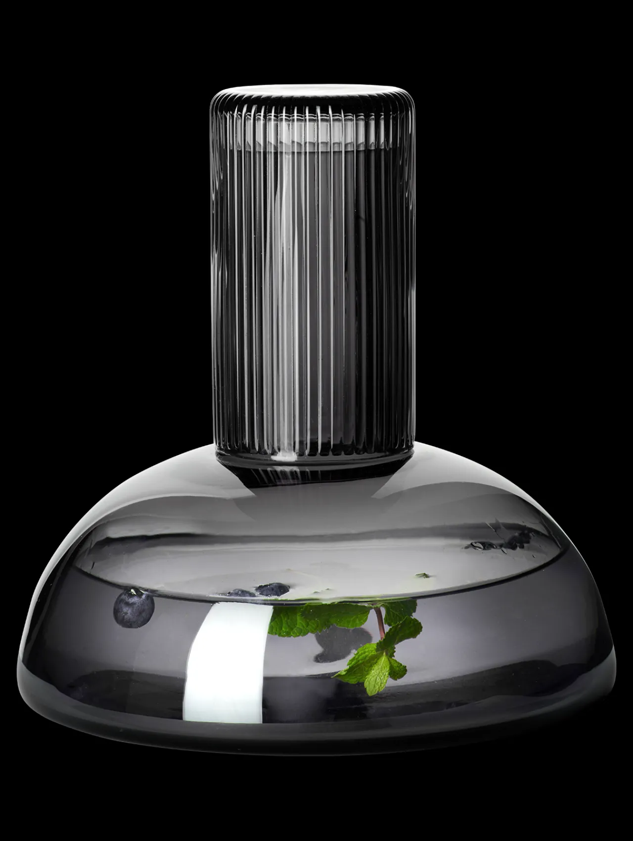 ASA Selection karaffe mit trinkglas, grey