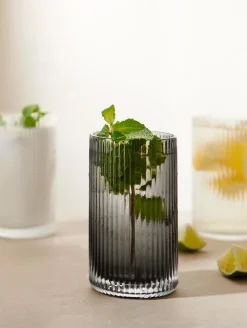 ASA Selection karaffe mit trinkglas, grey