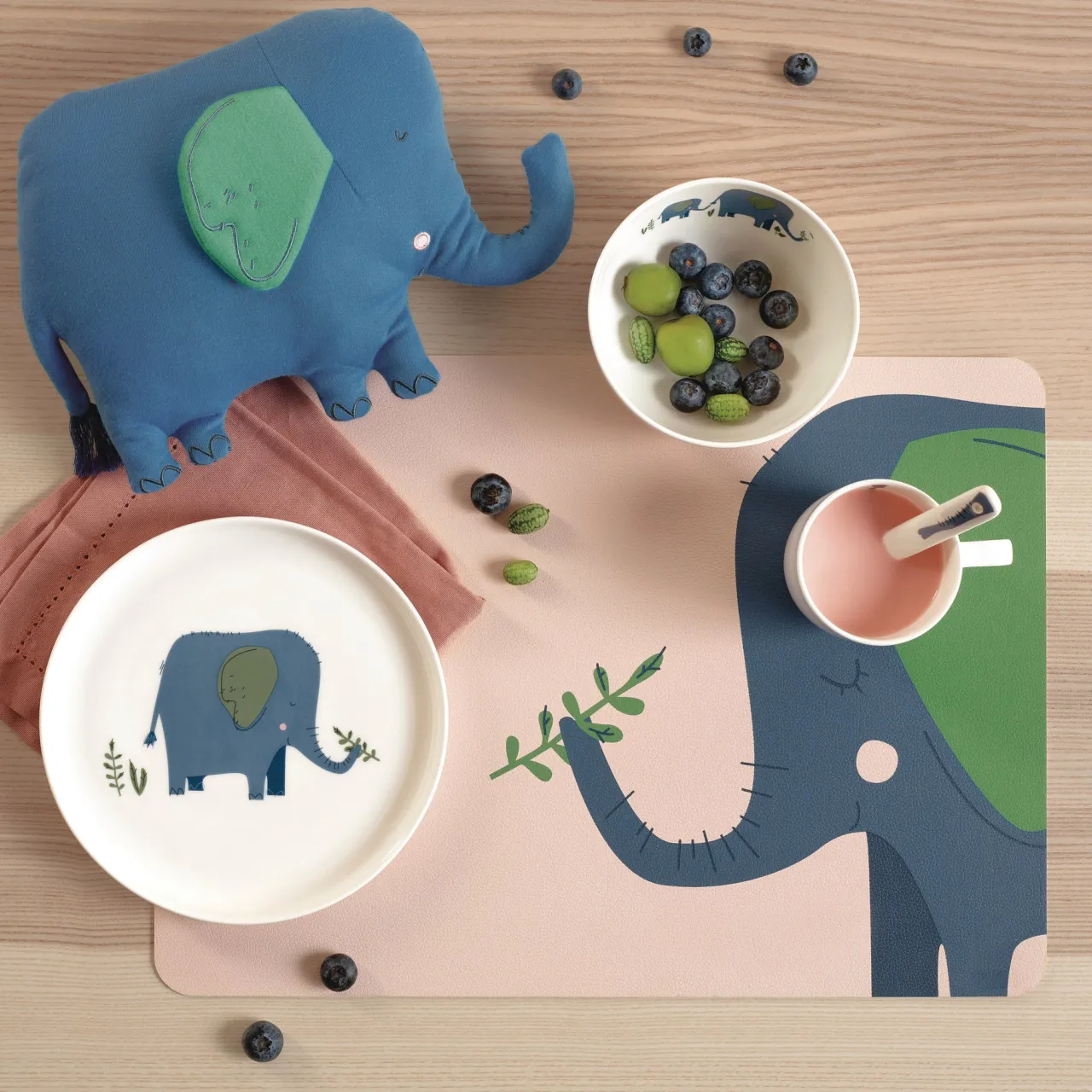 ASA Selection kindertischset, emma elefant