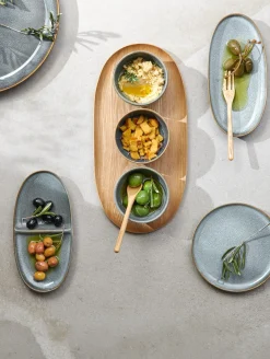 ASA Selection ovaler aperitifteller, denim