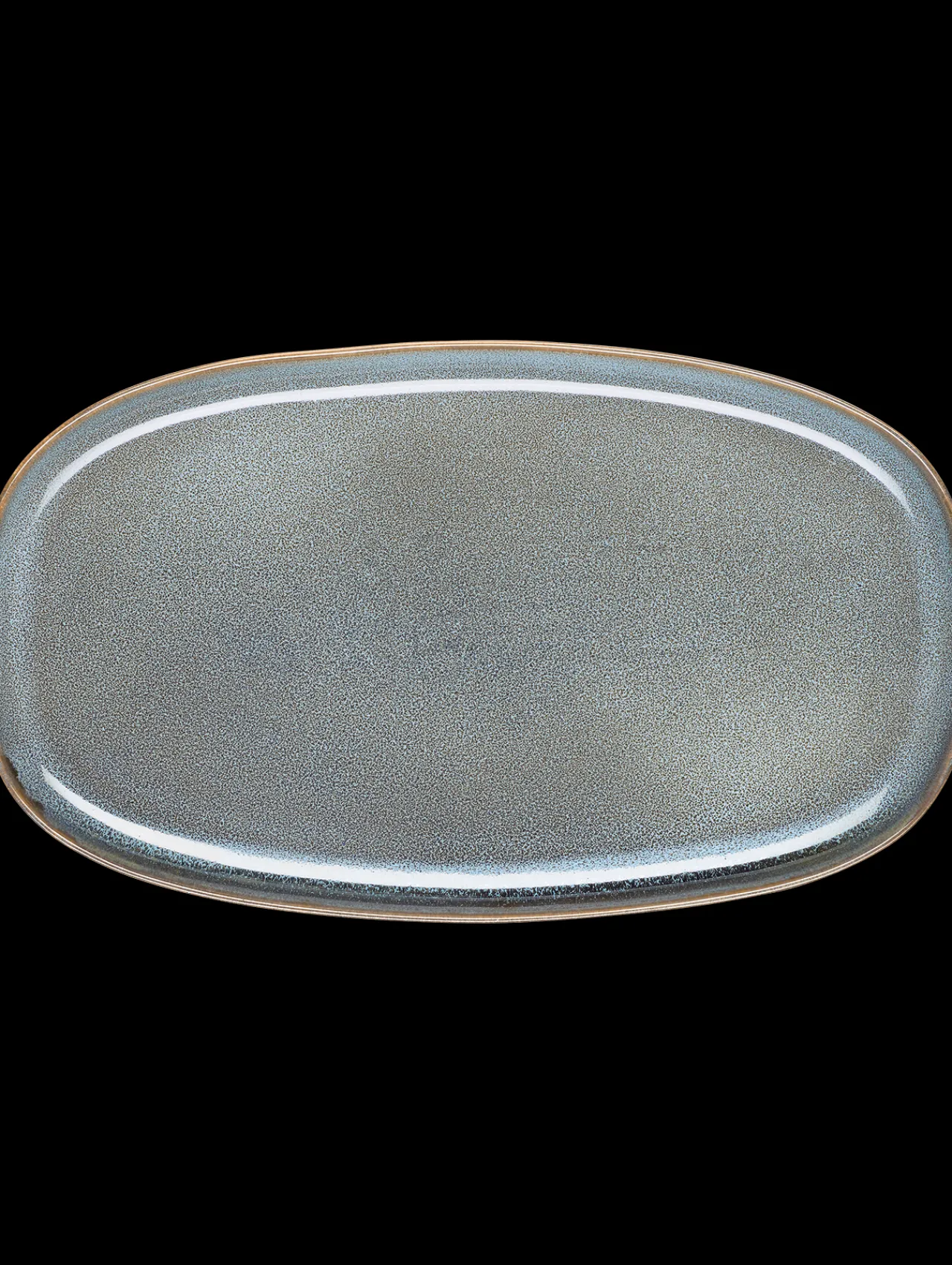 ASA Selection platte, oval, denim