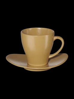 ASA Selection tasse mit unterteller, ocra