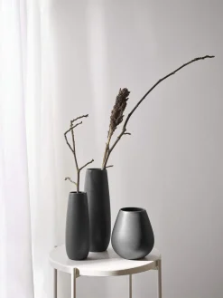 ASA Selection vase, black iron