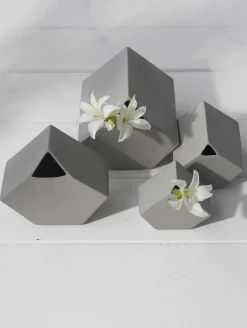 ASA Selection vase eckig, cement