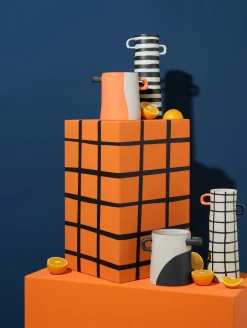 ASA Selection vase, orange geteilt