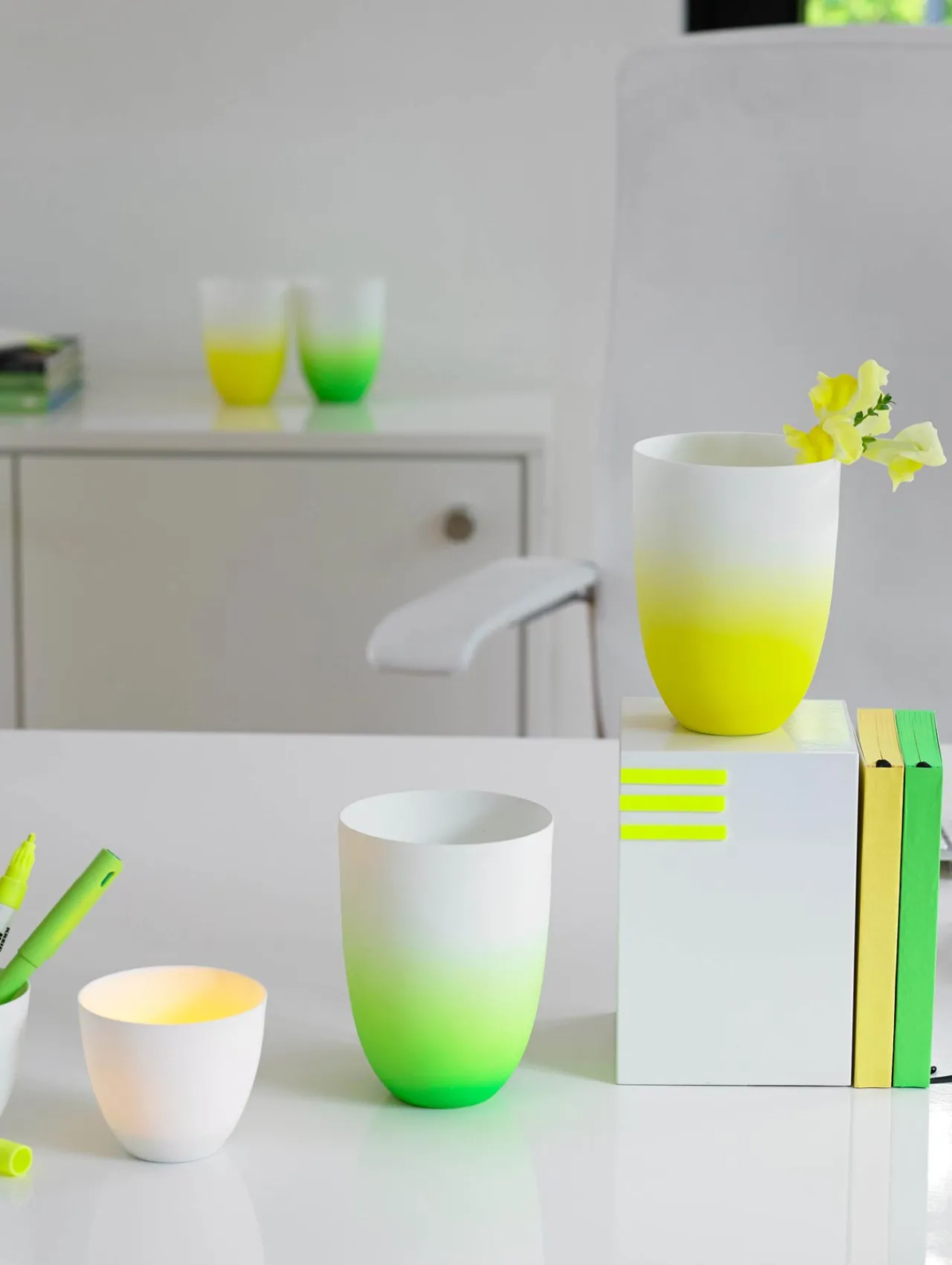 ASA Selection vase/windlicht, gelb