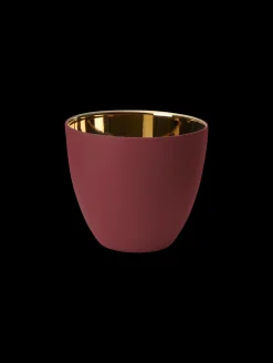 ASA Selection windlicht himbeer/gold