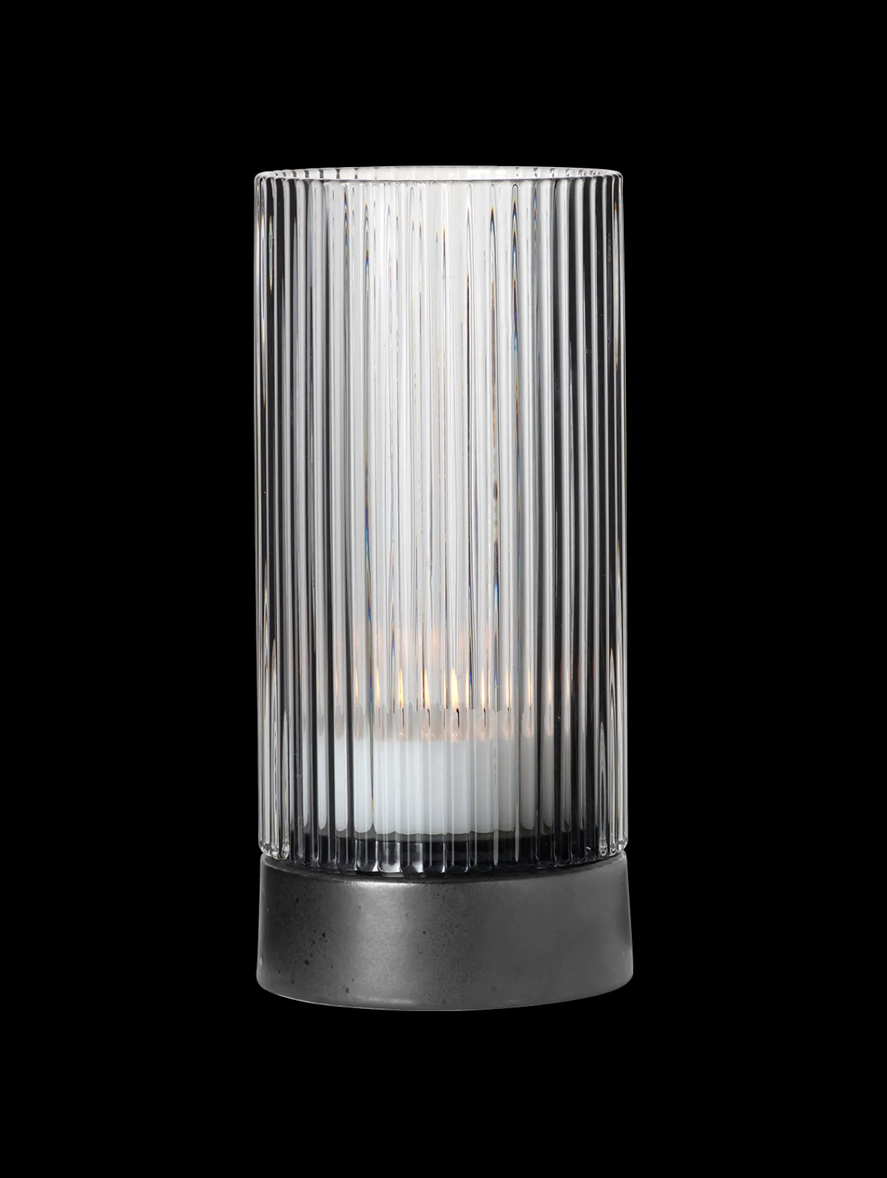 ASA Selection windlicht mit porzellanfuß, clear